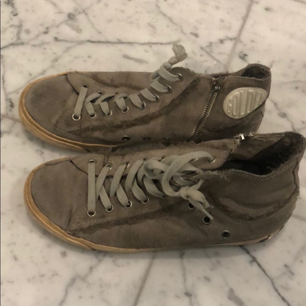 Golden goose suede high top sneaker